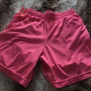 Pink and yellow shorts